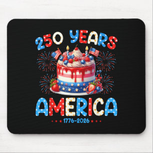 Alles Gute zum Geburtstag Amerika USA 250 Jahre Fr Mousepad