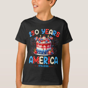 Alles Gute zum Geburtstag Amerika USA 250 Jahre Fr T-Shirt