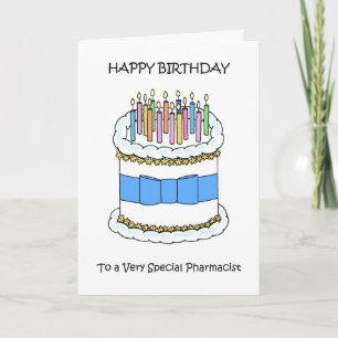 Alles Gute zum Geburtstag an den Apotheker Karte