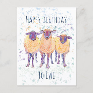 Alles Gute zum Geburtstag an Dich Postkarte