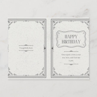 Alles Gute zum Geburtstag an jemanden Außergewöhnl Postkarte