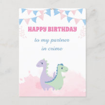 Alles Gute zum Geburtstag an meinen Komplizen Post