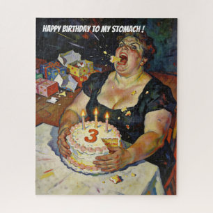 Alles Gute zum Geburtstag an meinen Magen – Ein Po Puzzle
