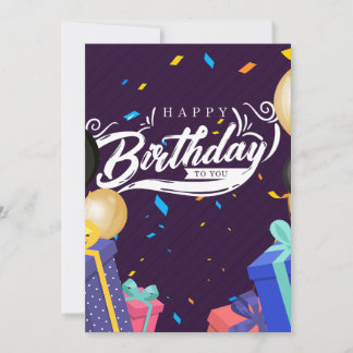 Alles Gute zum Geburtstag Ankündigung