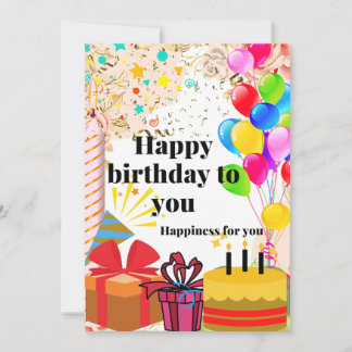 Alles Gute zum Geburtstag Ankündigung