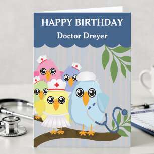 Alles Gute zum Geburtstag Arzt/Krankenschwester Ka Karte