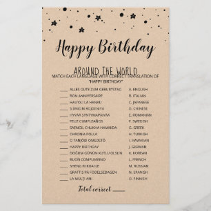 Alles Gute zum Geburtstag auf der ganzen Welt Gebu