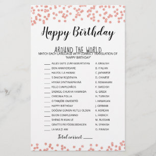 Alles Gute zum Geburtstag auf der ganzen Welt Gebu