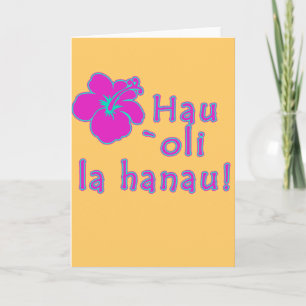 Alles Gute zum Geburtstag auf Hawaiianer Karte