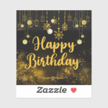 Alles Gute zum Geburtstag Aufkleber
