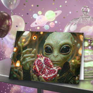 Alles Gute zum Geburtstag     Außerirdischer und G Karte