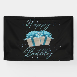 Alles Gute zum Geburtstag Baby Blau 2.5x4 Vinyl Ba Banner