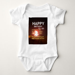 Alles Gute zum Geburtstag Baby Strampler