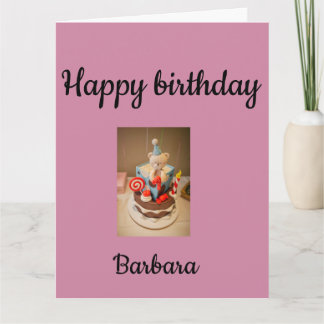Alles Gute zum Geburtstag Barbara Karte