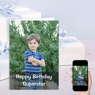 Alles Gute zum Geburtstag Benutzerdefiniertes Foto Karte