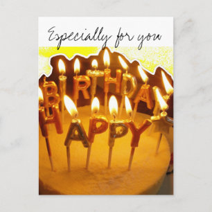 Alles Gute zum Geburtstag, besonders für Sie Postkarte