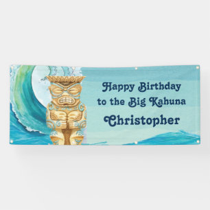 Alles Gute zum Geburtstag Big Kahuna Beach Wave Ti Banner