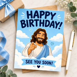 Alles Gute zum Geburtstag — Bis Bald! Karte