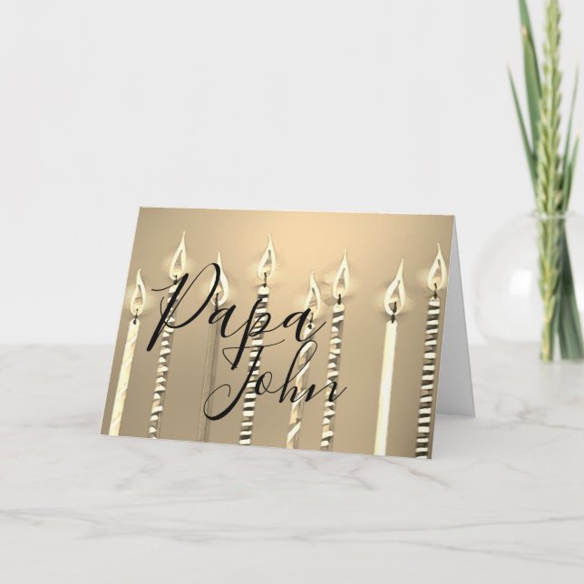 Alles Gute zum Geburtstag bis Papa Karte (Vorderseite)