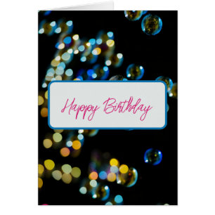 Alles Gute zum Geburtstag Blasen Individuelle Text