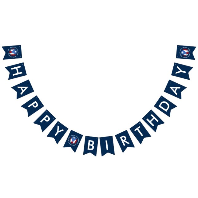 Alles Gute zum Geburtstag Boricua, Puerto- Wimpelkette (Alle)