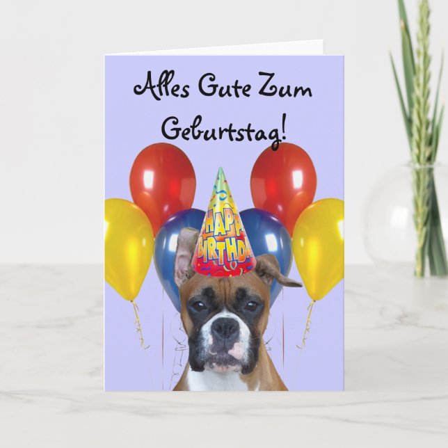 Alles Gute zum Geburtstag! Boxkarte für Geburtstag Karte (Vorderseite)