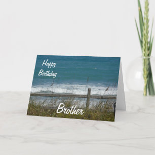 Alles Gute zum Geburtstag, Brother Ocean Waves Karte