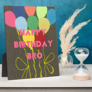 Alles Gute zum Geburtstag Bruder Fotoplatte