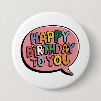 Alles Gute zum Geburtstag Bubble Button