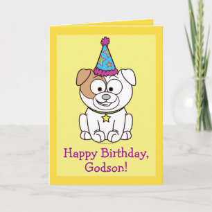 Alles Gute zum Geburtstag Bulldog: Godson Karte