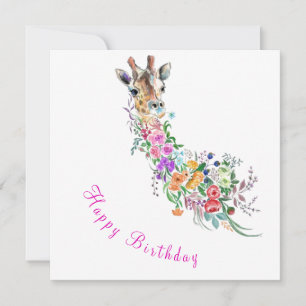 Alles Gute zum Geburtstag - Bunter Blumenstrauß Gi