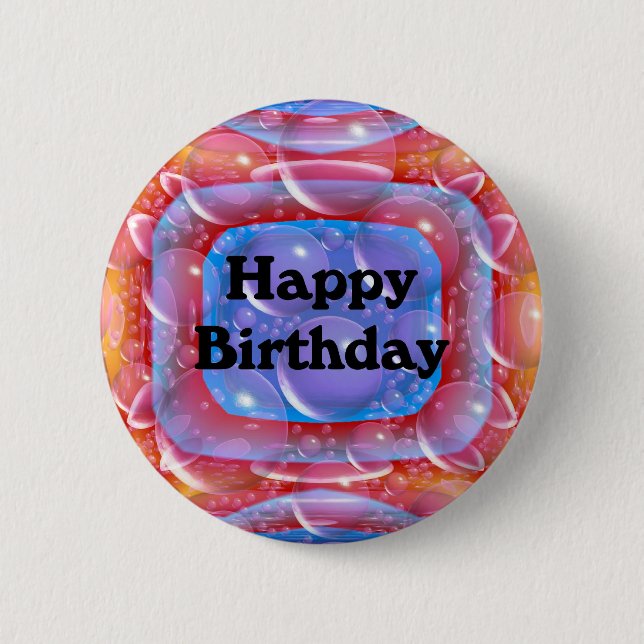 Alles Gute zum Geburtstag Button (Vorderseite)