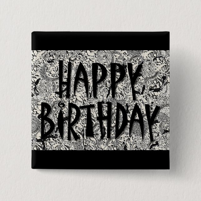 Alles Gute zum Geburtstag Button (Vorderseite)