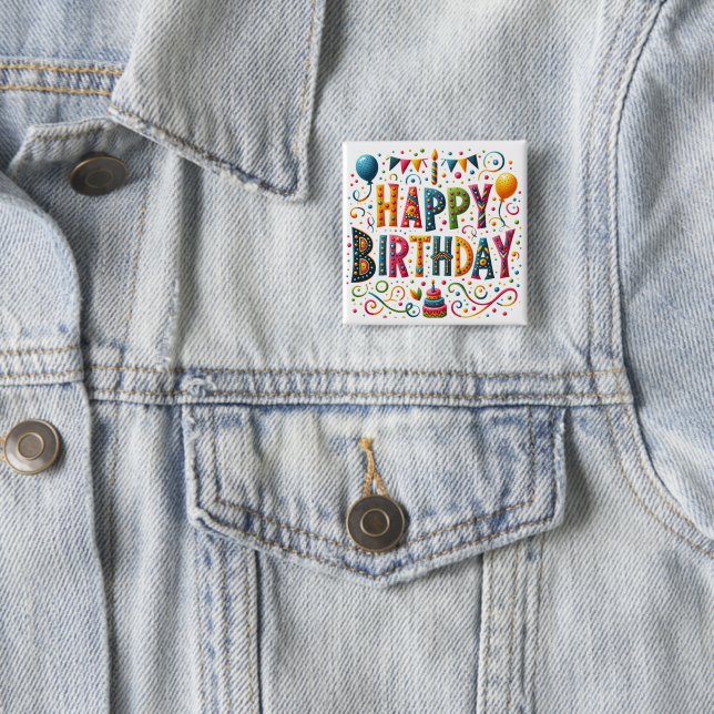 Alles Gute zum Geburtstag Button (Beispiel)