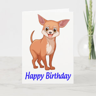 Alles Gute zum Geburtstag Chihuahua Welpen Hundema Karte