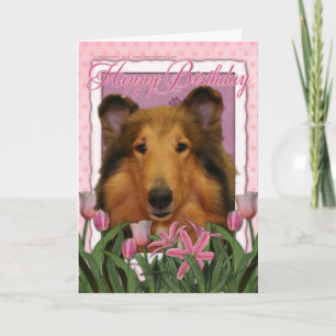 Alles Gute zum Geburtstag - Collie - Natalie Karte