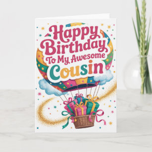 Alles Gute zum Geburtstag Cousin Karte