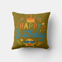 Alles Gute zum Geburtstag | Cute Sunshine-Zierkiss Kissen