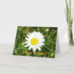 Alles Gute zum Geburtstag! Daisy Card Karte