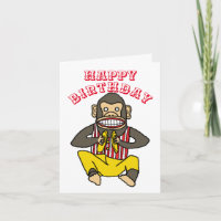 Alles Gute zum Geburtstag, das Klatschen von Affen
