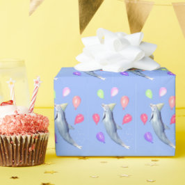 Alles Gute zum Geburtstag Delfin Geschenkpapier