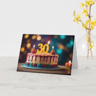 Alles Gute zum Geburtstag, den 30. Karte