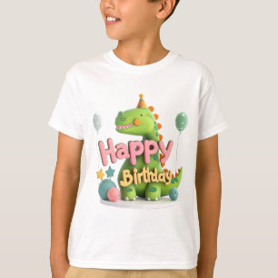Alles Gute zum Geburtstag Dinosaurier – Lustiges P T-Shirt