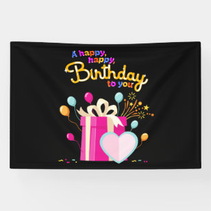 Alles Gute zum Geburtstag Dir 4x6 Vinyl Banner