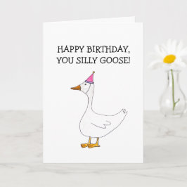 Alles Gute zum Geburtstag Dummer Gans Karte (Innen
