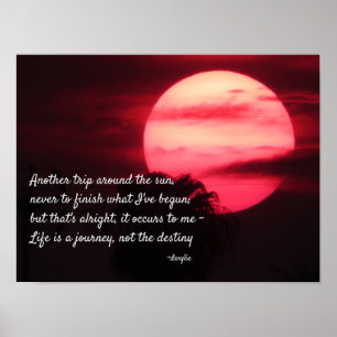 Alles Gute zum Geburtstag - Eine weitere Reise um Poster