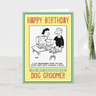 Alles Gute zum Geburtstag eines Hundes Karte