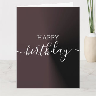 Alles Gute zum Geburtstag Einfacher Text Personali Karte