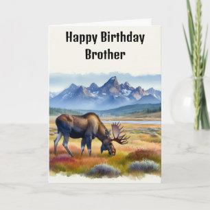 Alles Gute zum Geburtstag Elch Männer Karte