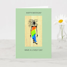 Alles Gute zum Geburtstag, Elegante und stilvolle Karte